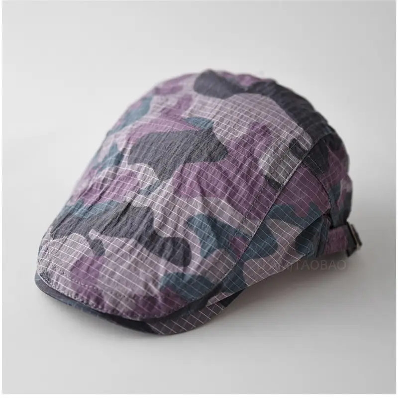 Men Women Camouflage Peaked Cap Summer Thin Quick-Dry - Image 3