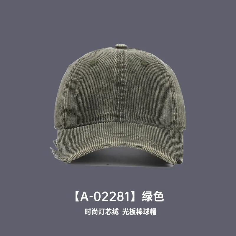 New Autumn Winter Women Corduroy Baseball Cap - Image 11