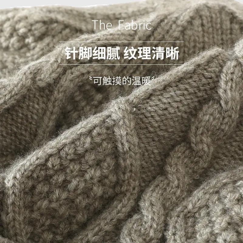 Winter Knit Ear Hat for Men Women Thick Warm Duckbill - Image 7