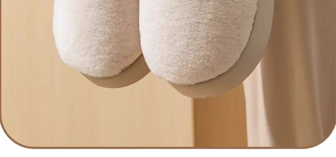 Maternity Slippers for Women 2025 New Autumn and Winter Indoor Home Plush Thick-Soled Warm Non-Slip Couple Cotton Slippers — feature 30