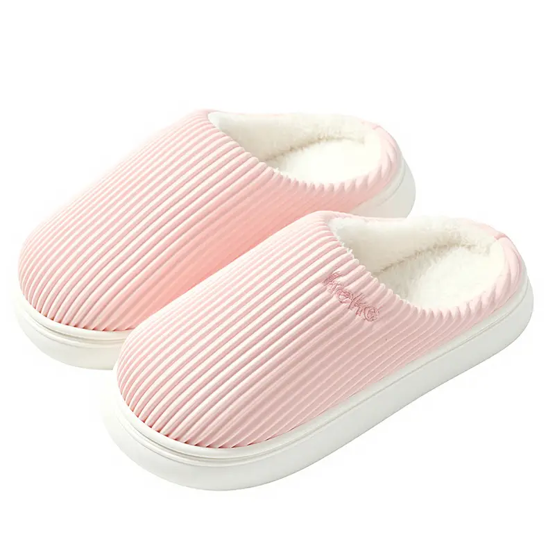 2025 Pink Cotton Winter Slippers for Men Women - Image 15
