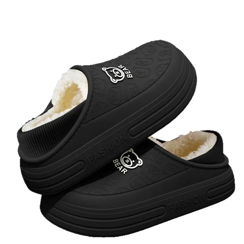 Eva Waterproof Cotton Slippers for Women, Non-Slip, Odor-Resistant, Couple's Warm Cotton Shoes for Men, Autumn and Winter - Image 16