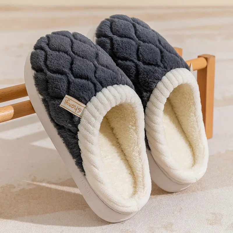 Warm Plush Cotton Slippers for Women Winter - Image 18