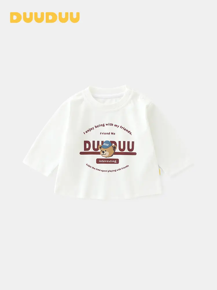 White Long-Sleeved Baby Top for Boys 2025 - Image 3