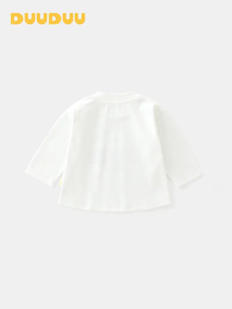 White Long-Sleeved Baby Top for Boys 2025 - Image 4