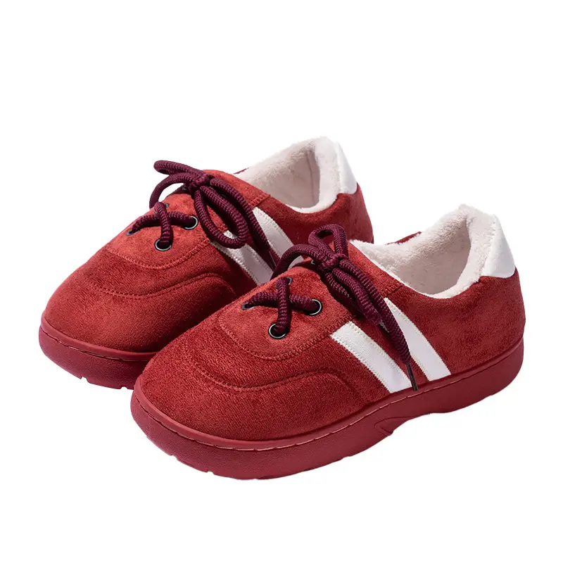 Mingsheng Thick-Soled Cotton Slippers for Women, 2025 New Model, Indoor Trendy Non-Slip Warm Closed-Back Slippers for Women, Suitable for Wearing Outside in Winter - Image 9