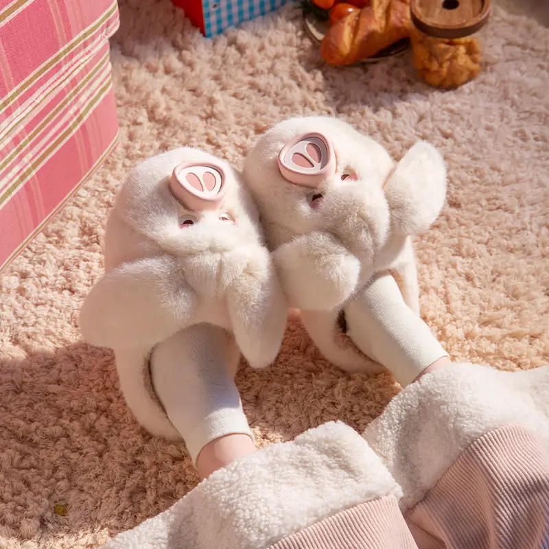 Piggy Piggy Slippers Women Winter 2025 Non-Slip Warm - Image 5