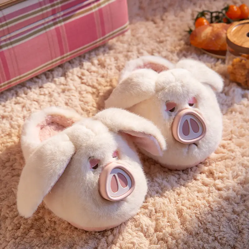 Piggy Piggy Slippers Women Winter 2025 Non-Slip Warm - Image 6