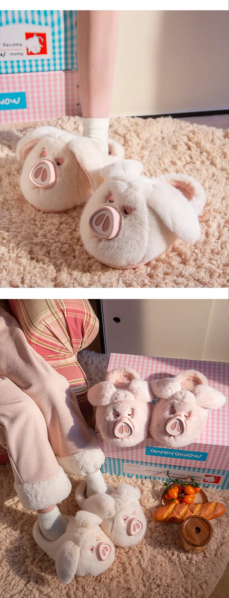 Piggy Piggy Slippers Women Winter 2025 Non-Slip Warm — feature 8