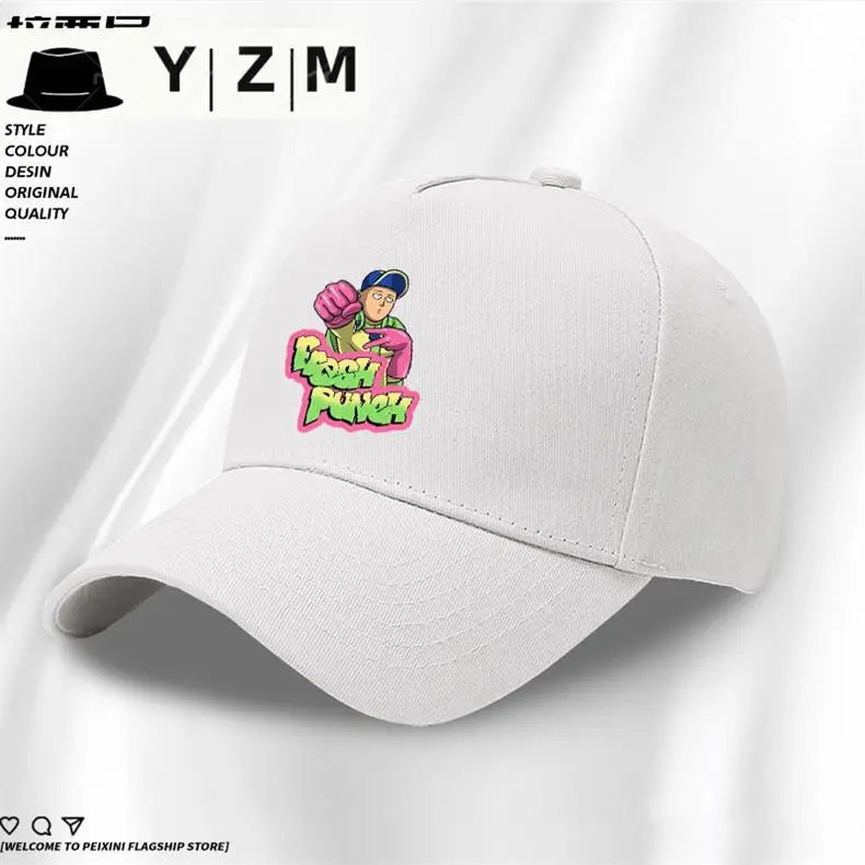 Yizhimei One Punch Man Baseball Cap Navy Blue — feature 1