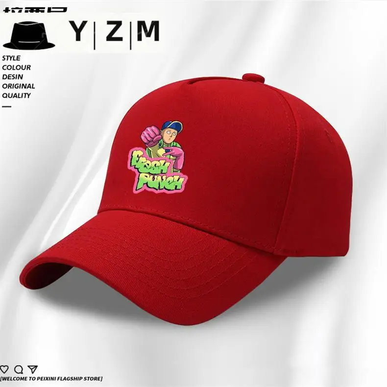 Yizhimei One Punch Man Baseball Cap Navy Blue — feature 4