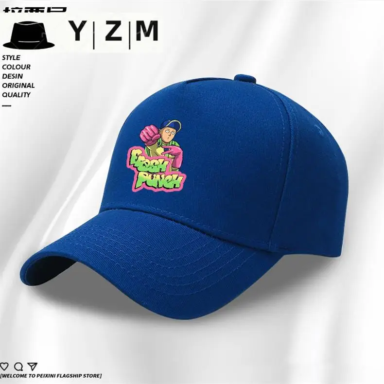 Yizhimei One Punch Man Baseball Cap Navy Blue — feature 6