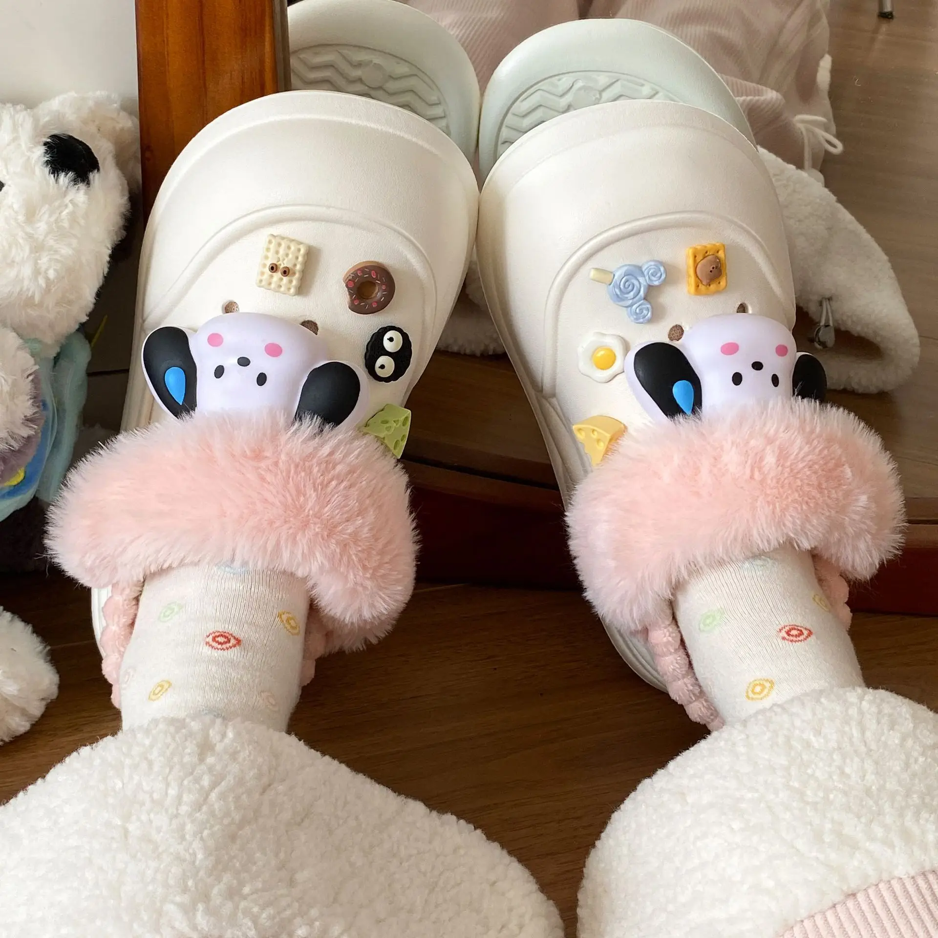 2025 Winter Fleece Lined Student Slippers Women - Image 7