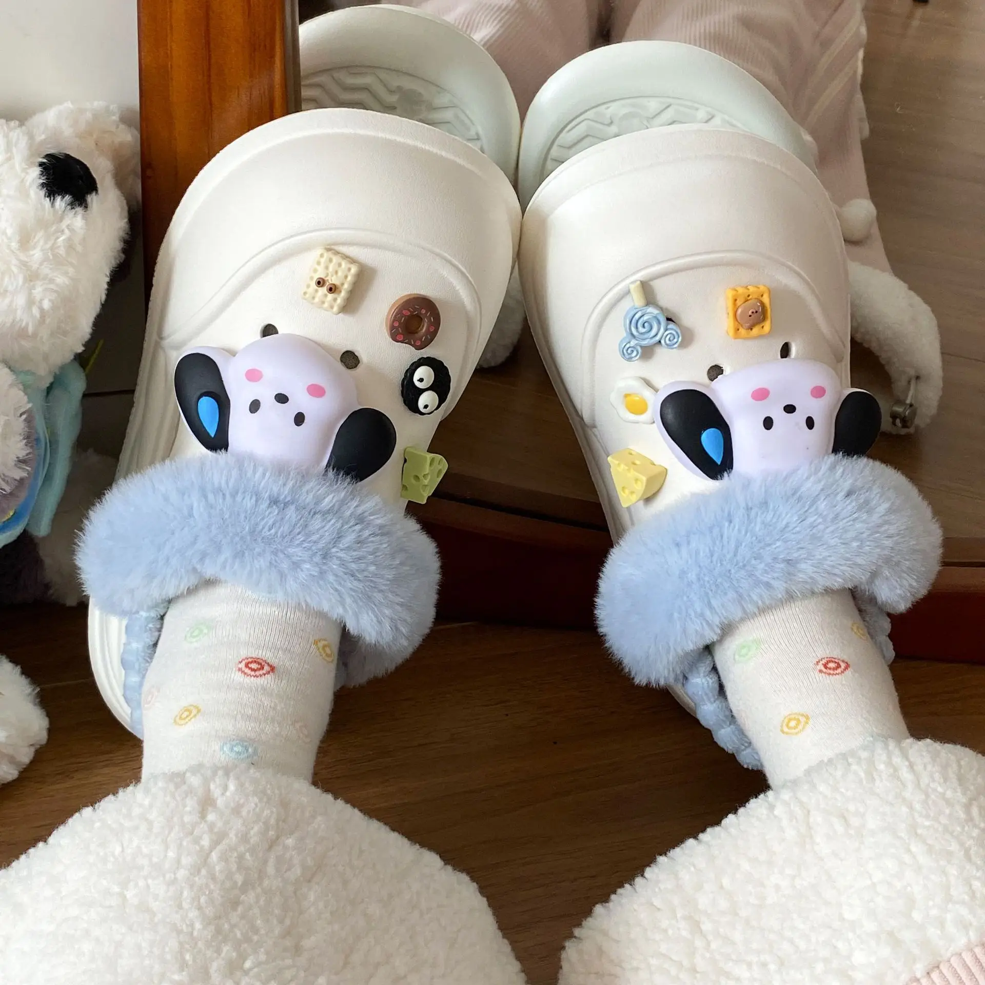 2025 Winter Fleece Lined Student Slippers Women - Image 8