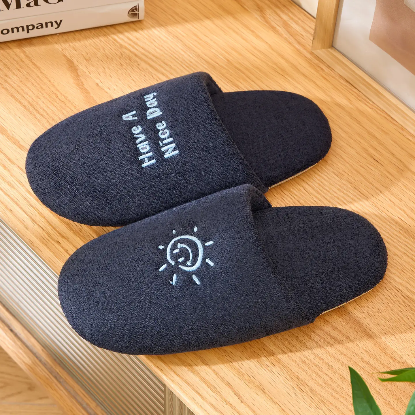 Japanese-Style Antibacterial Silent Cotton Slippers for Women - Image 23