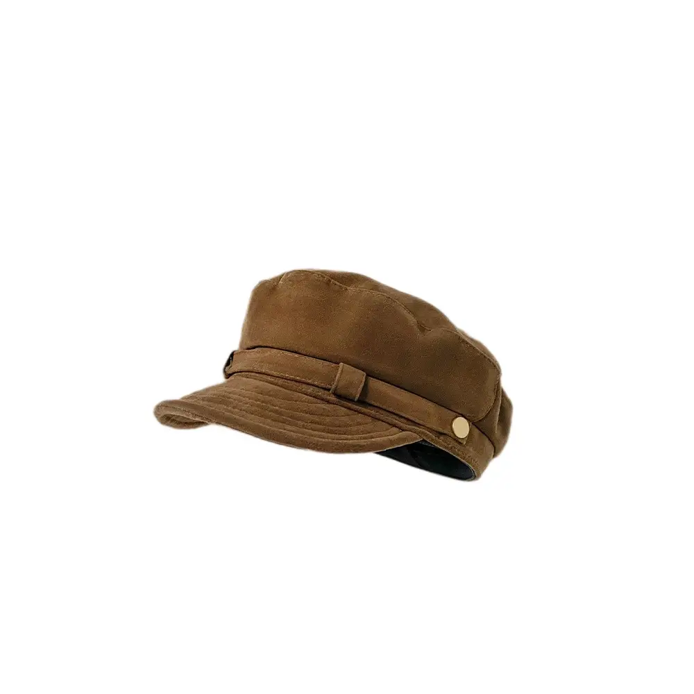 Retro British Duck Hat for Women Brown New High-End - Image 6