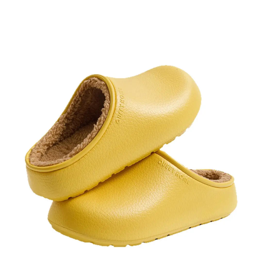 Cotton Slippers for Women, Autumn and Winter, Warm, Non-Slip, Fleece-Lined, Waterproof, Antibacterial, Odor-Resistant, Non-Slip Birkenstock-Style Cotton Slippers, Suitable for Outdoor Wear, for Men - Image 10