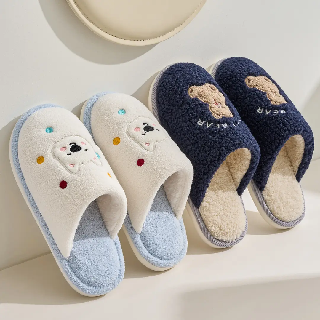Lidani Cotton Slippers for Women, Winter 2025 New Model, Indoor Home Warm Plush Slippers for Men, Household Use in Winter - Image 8