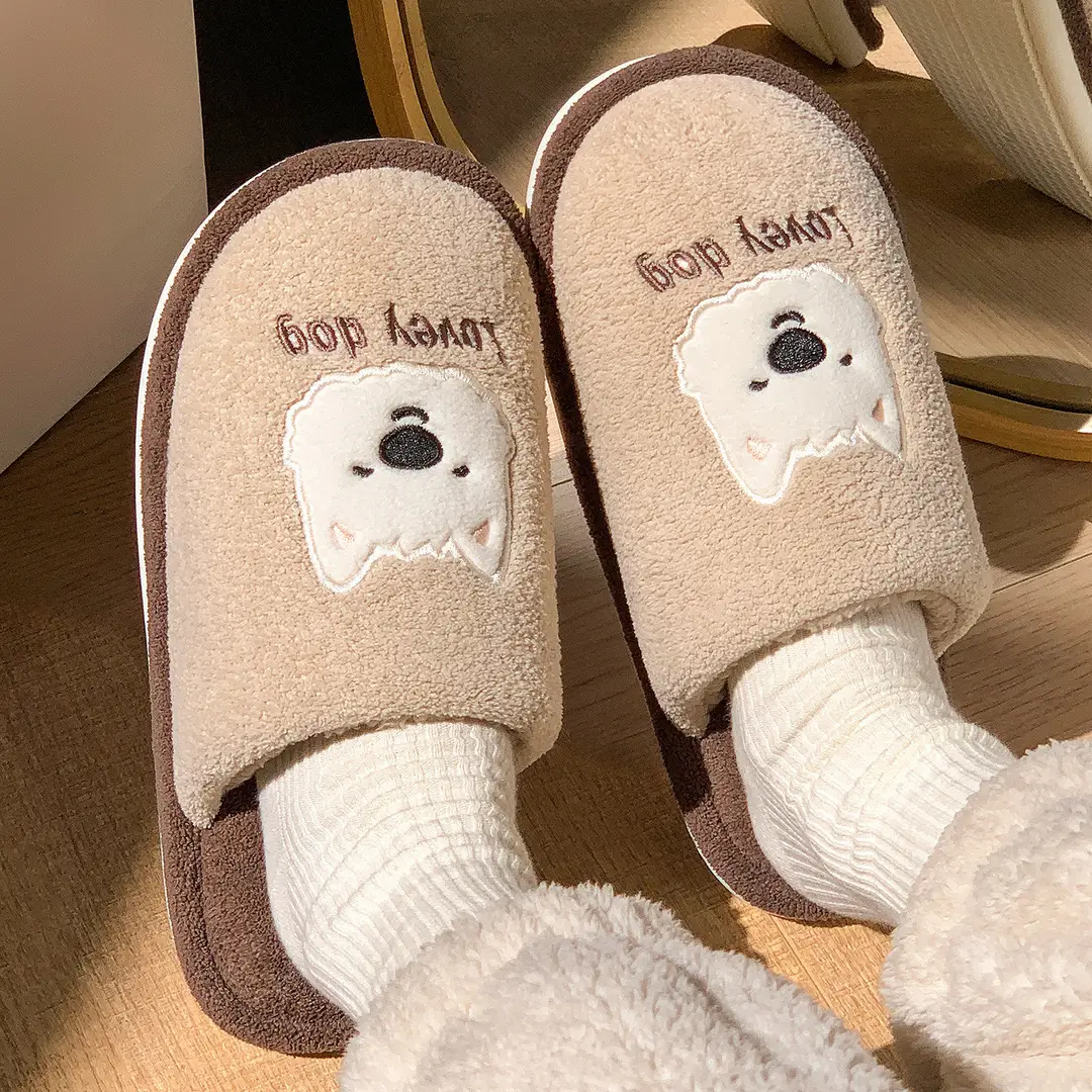 Lidani Cotton Slippers for Women, Winter 2025 New Model, Indoor Home Warm Plush Slippers for Men, Household Use in Winter - Image 2