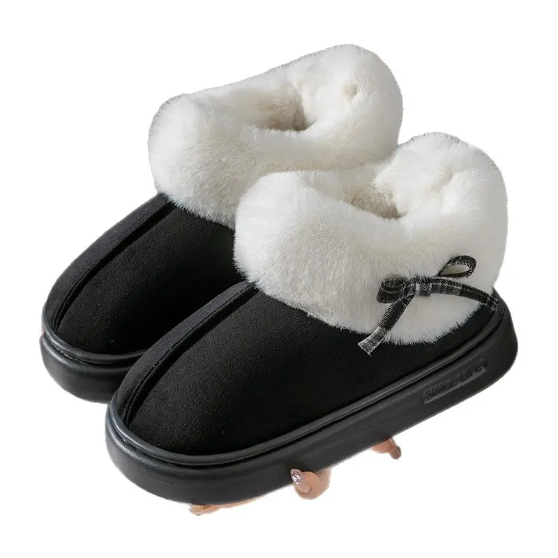 2025 New Winter Large Fur Indoor and Outdoor All-Inclusive Women's Indoor and Outdoor Warm Cotton Shoes Wholesale - Image 9