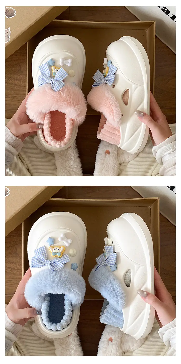 Women Cotton Slippers Warm Plush Eva Anti-Slip — feature 16