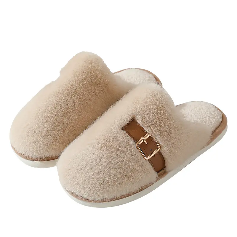 Women Indoor Warm Plush Slippers Autumn Winter - Image 10