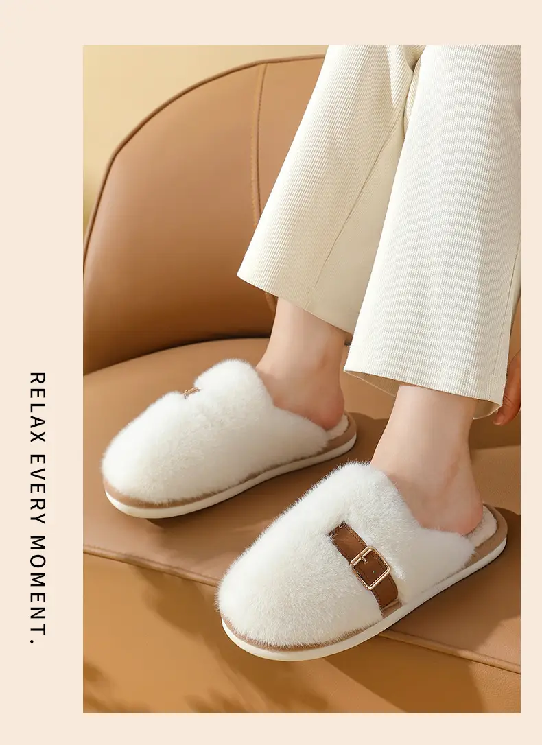 Women Indoor Warm Plush Slippers Autumn Winter — feature 16