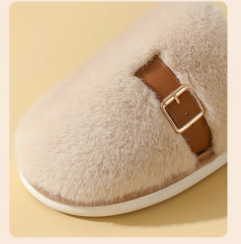 Women Indoor Warm Plush Slippers Autumn Winter — feature 4