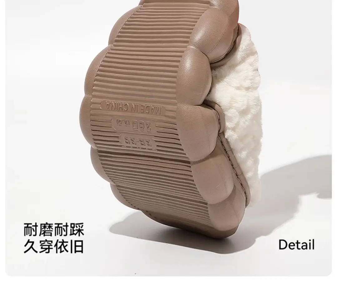 Women's Autumn and Winter 2025 New Indoor Home Warm Anti-Slip Thick-Soled Plush Slippers — feature 17