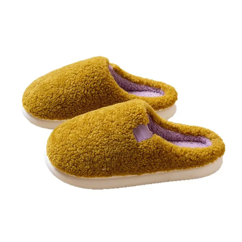 2025 Winter Plush Cotton Slippers Women Men - Image 10