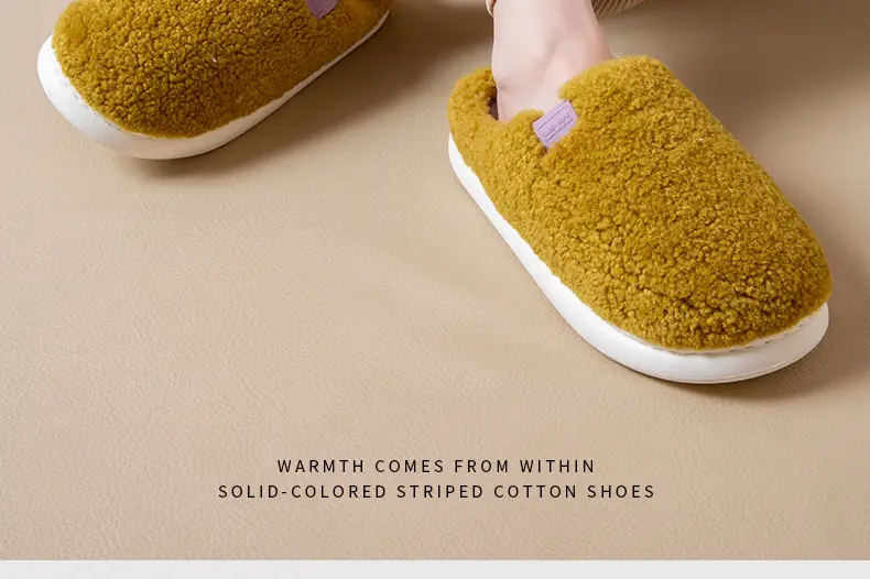 2025 Winter Plush Cotton Slippers Women Men — feature 14