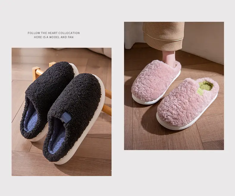 2025 Winter Plush Cotton Slippers Women Men — feature 18