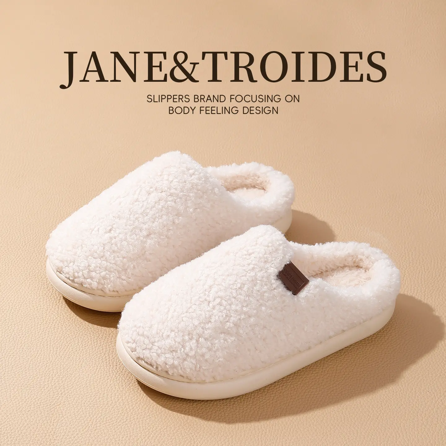 2025 Winter Plush Cotton Slippers Women Men - Image 4