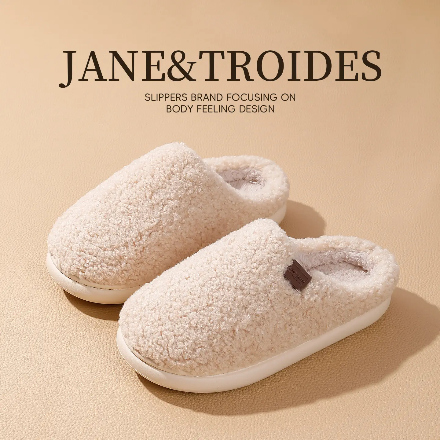 2025 Winter Plush Cotton Slippers Women Men - Image 5