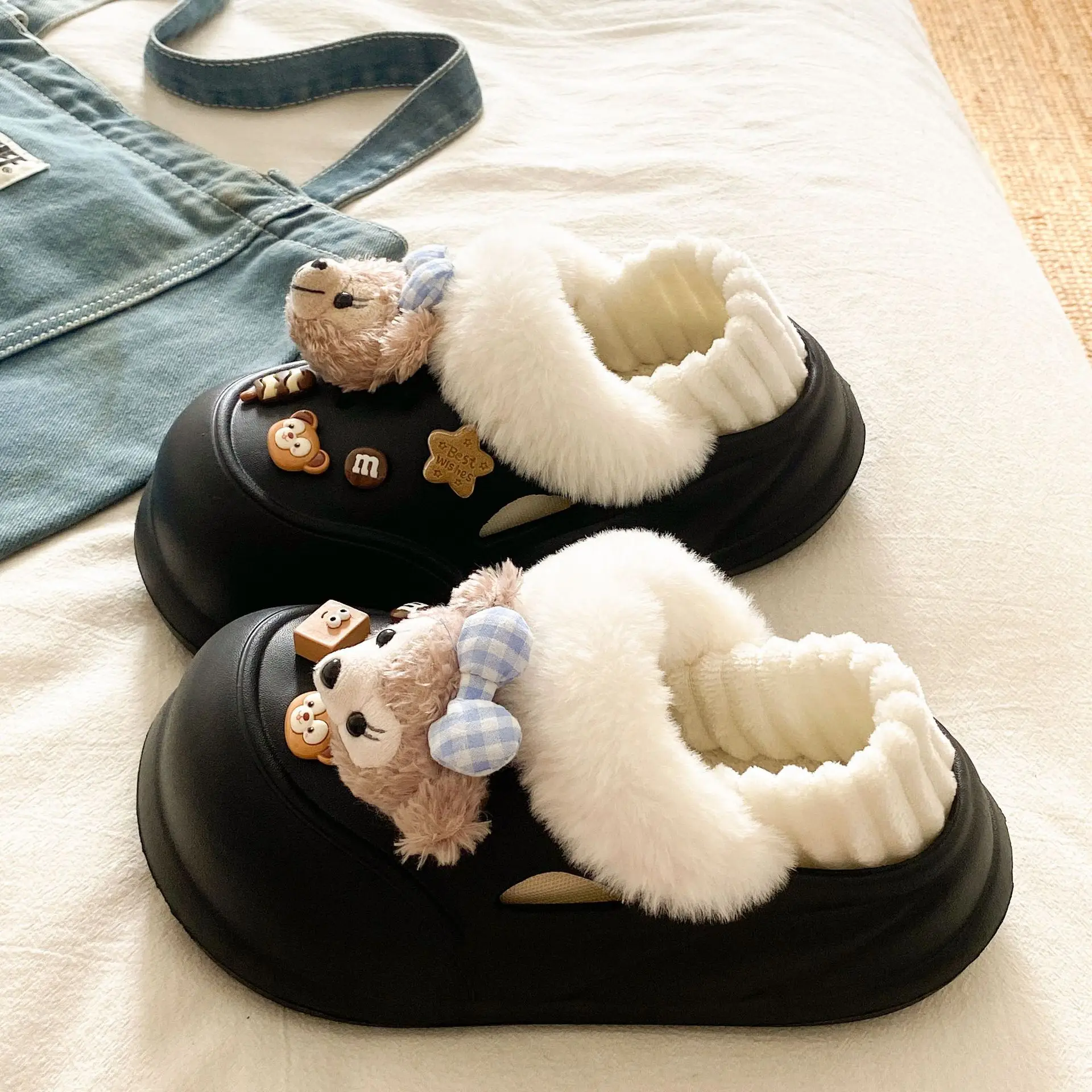 Winter Warm Plush Slobbs for Women - Image 6