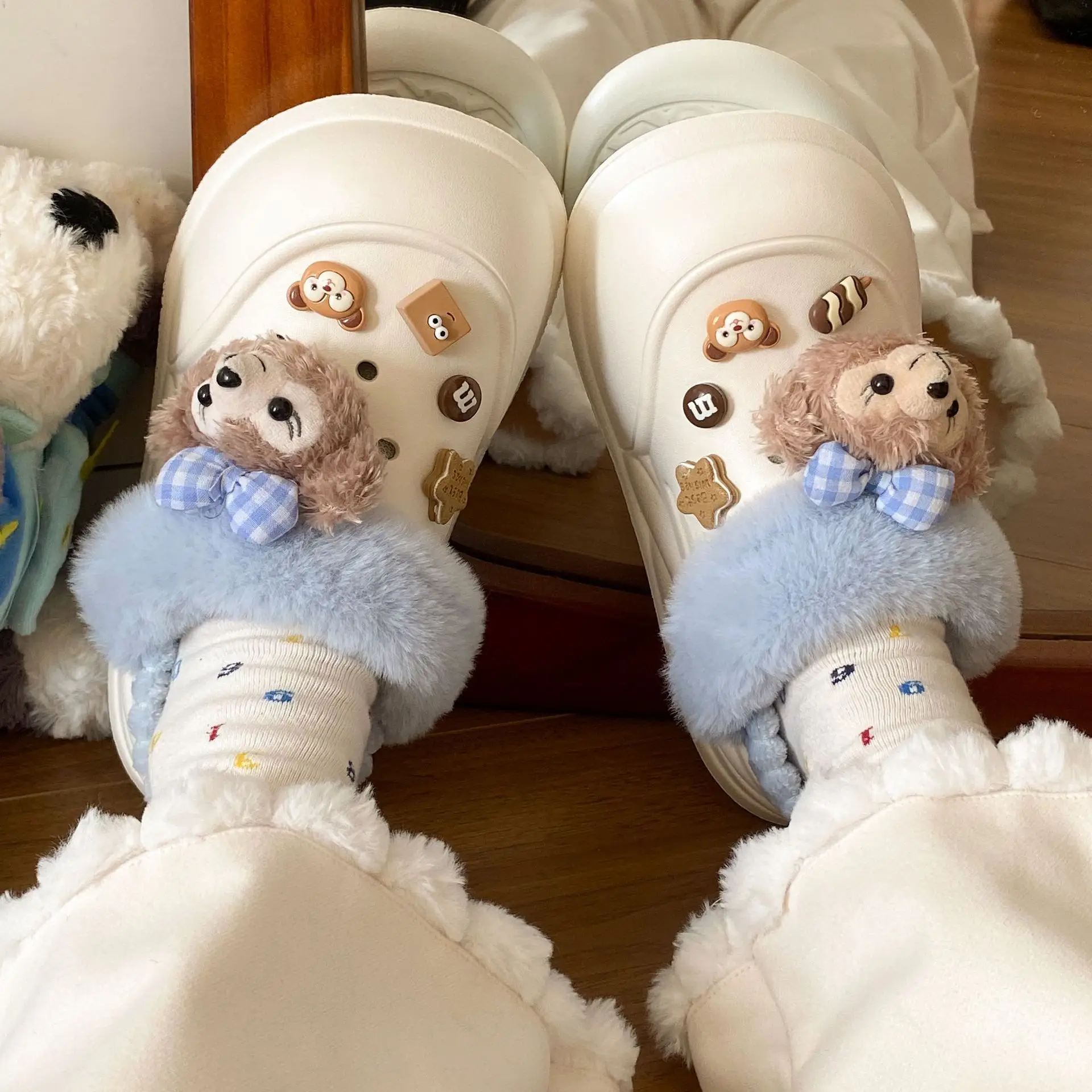 Winter Warm Plush Slobbs for Women - Image 7
