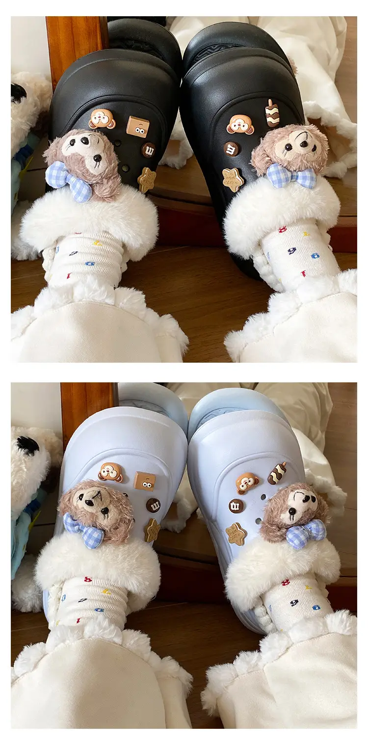 Winter Warm Plush Slobbs for Women — feature 10
