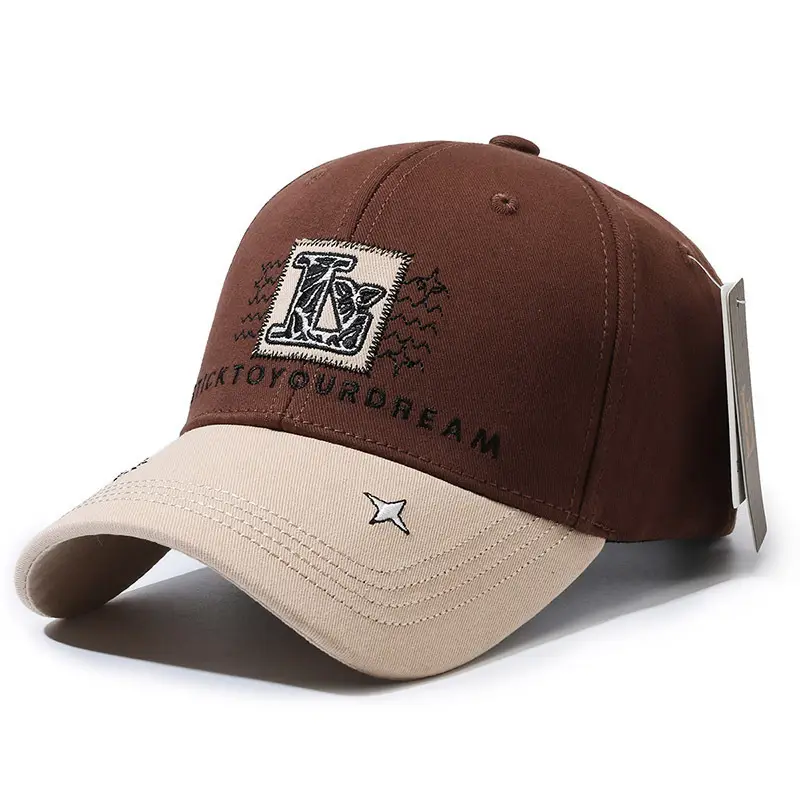 Unisex Brown Logo Star Cap - Image 7