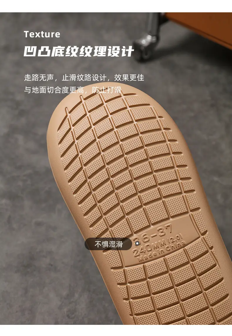 Waterproof Cotton Slippers for Home Indoor Warmth, Postpartum Shoes for Women, Autumn and Winter Closed-Back Couple's Outdoor Slippers with a Soft Cushion Feel, Cotton Shoes for Men — feature 9