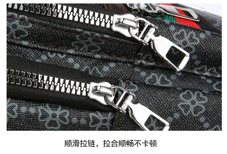 Men's Stripes Print Chest Bag Lightweight Business Travel — feature 20