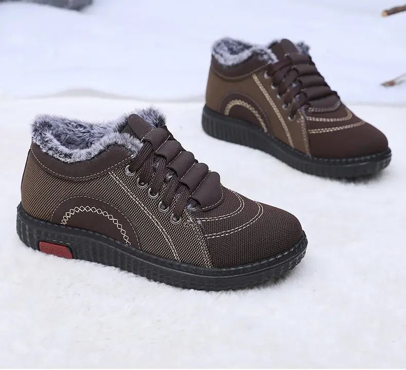Winter Fleece-Lined Warm Cotton Shoes for Middle-Aged and Elderly Women, Casual Mom Shoes, Old Beijing Cloth Shoes, Women's Non-Slip Soft-Soled Grandma Shoes — feature 30