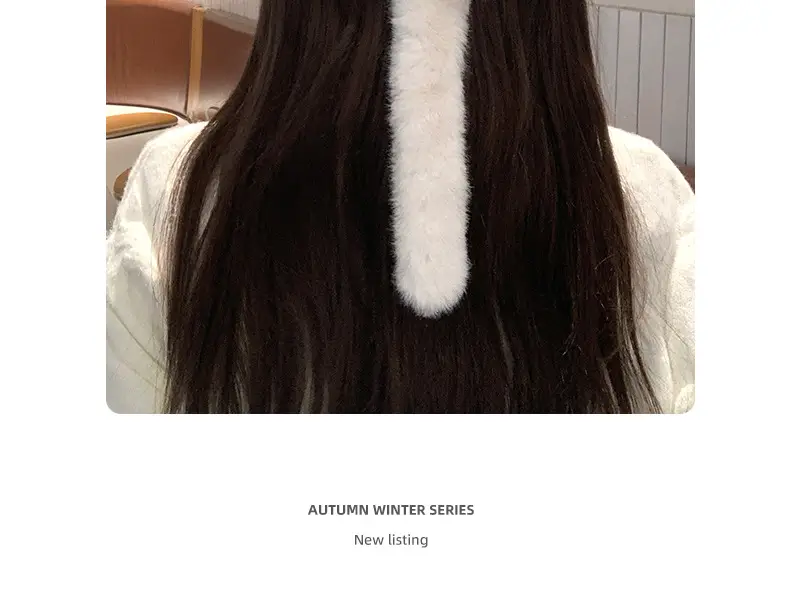 Furry Baseball Cap for Women Warm Winter Headwear — feature 23