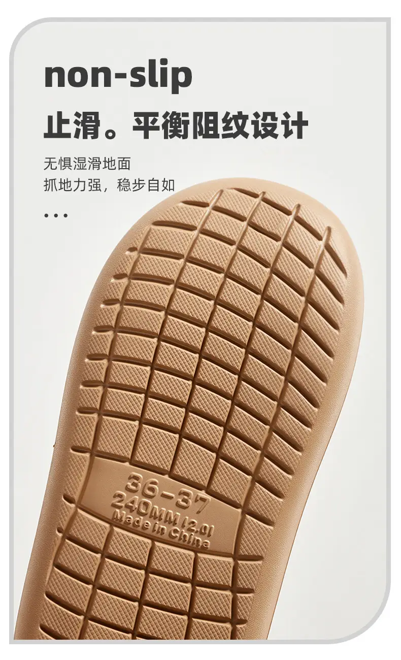 Waterproof Cotton Slippers for Women in Autumn and Winter, Indoor Home Warm Confinement Shoes for Couples, Thick Soft-Soled Shoes for Men — feature 10