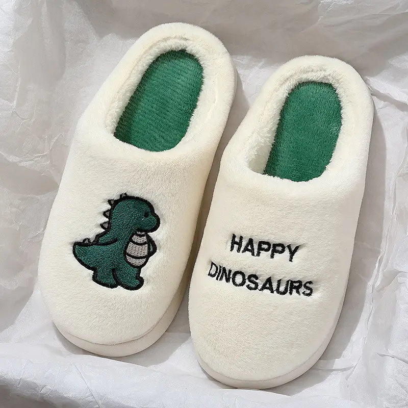 Anshangfen Winter Cotton Slippers Men's Warm Non-Slip Furry Slippers Women's Cartoon Home Cotton Shoes Wholesale Indoor Cotton Slippers - Image 8