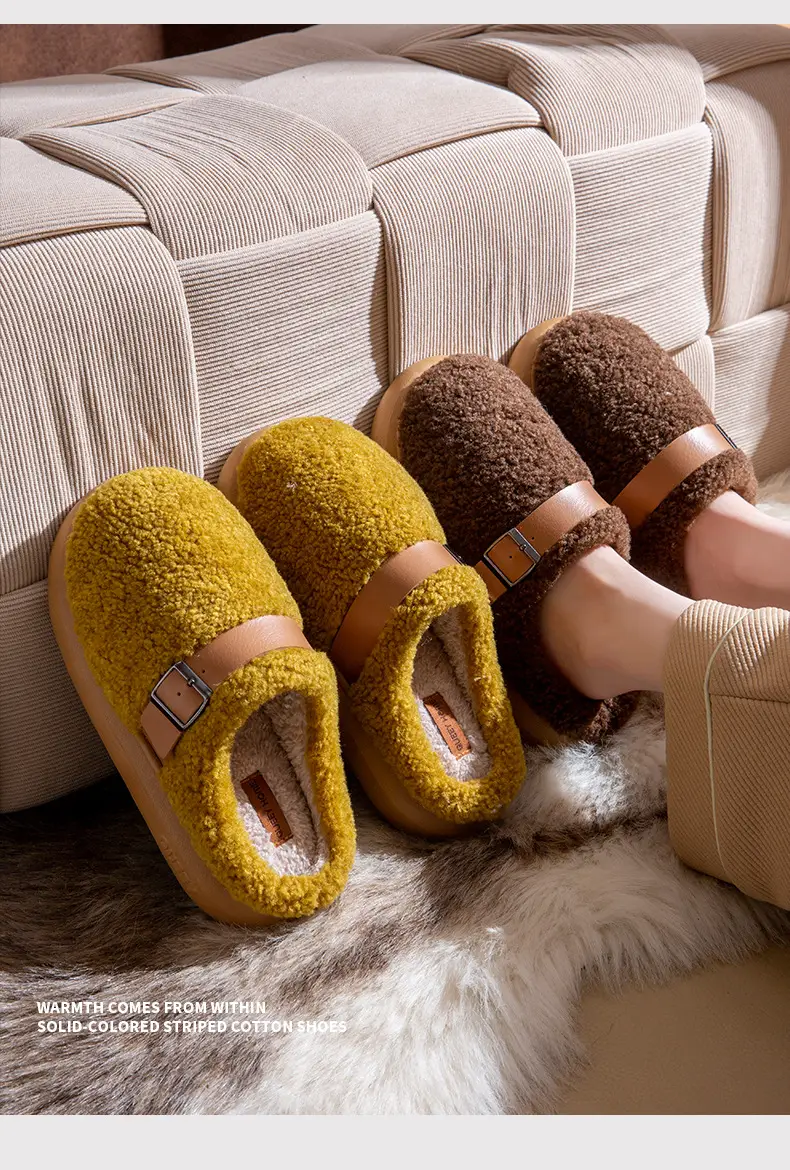 Cotton Slippers for Women in Winter, Indoor Home Use, Non-Slip, Warm, Antibacterial, Anti-Odor, Non-Stuffy, Cotton Slippers for Men in Summer, Home Use — feature 17