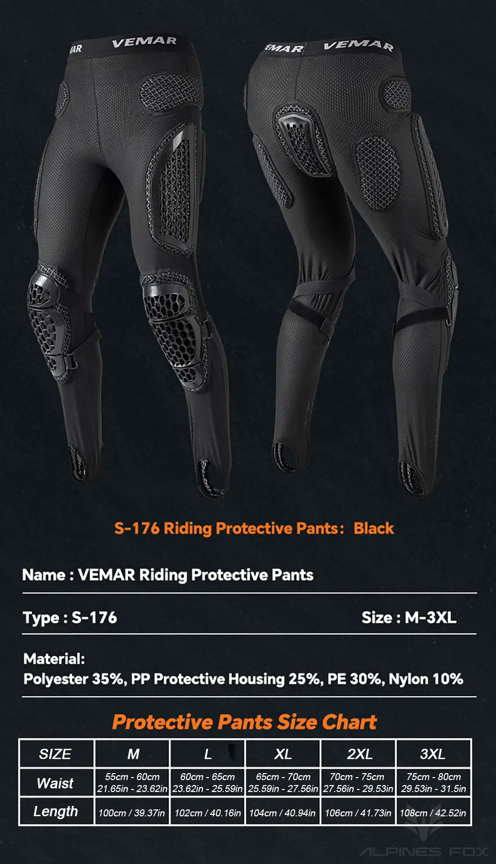 Vemar Cycling Armor Motorcycle Outdoor Sports Breathable Anti-Fall Off-Road Armor Back Protection Suit — feature 17