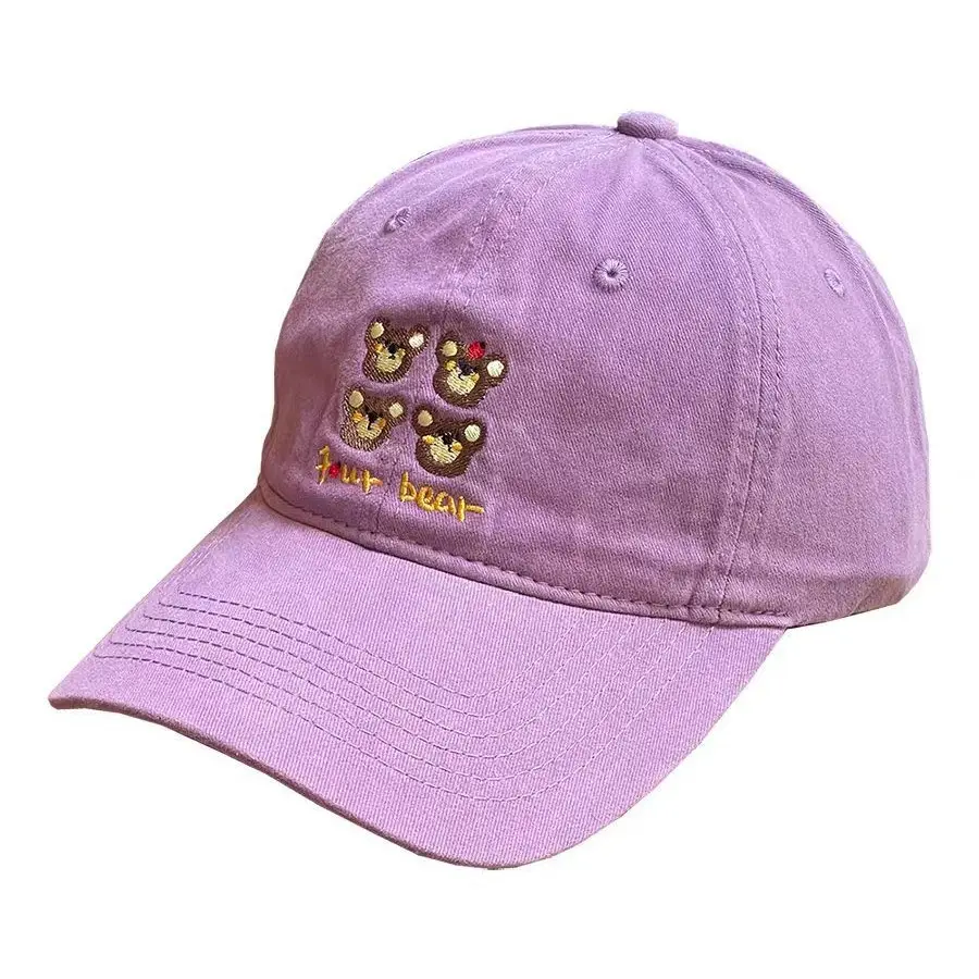 Purple Embroidered Baseball Cap for Women - Image 11