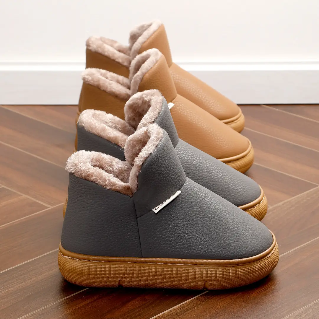 Non-Slip Waterproof Elderly Shoes for Women, Autumn and Winter 2026 New Model, Suitable for Outdoor Wear, Closed Heel, Warm Home Slippers with a Soft Cushioning Feel for Men - Image 9
