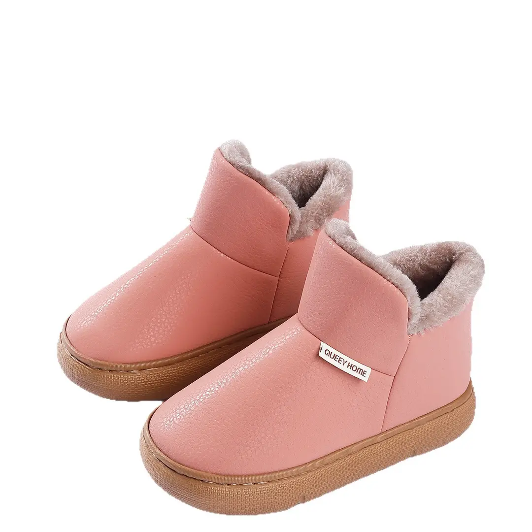 Waterproof Cotton Slippers for Women, Winter 2026 New Model, Fully Enclosed Heel, Indoor Home Use, Elderly, Fleece-Lined, Thickened Cotton Shoes for Men, Suitable for Outdoor Wear - Image 10