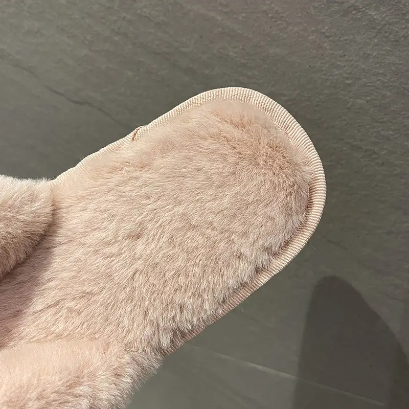 Cross-Border Slippers 2026 European and American Style Home and Outdoor Warm Cotton Slippers for Women, Non-Slip Plush Shoes — feature 16